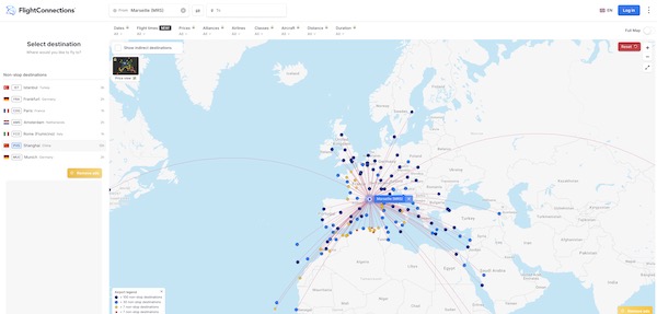 interface flight connections